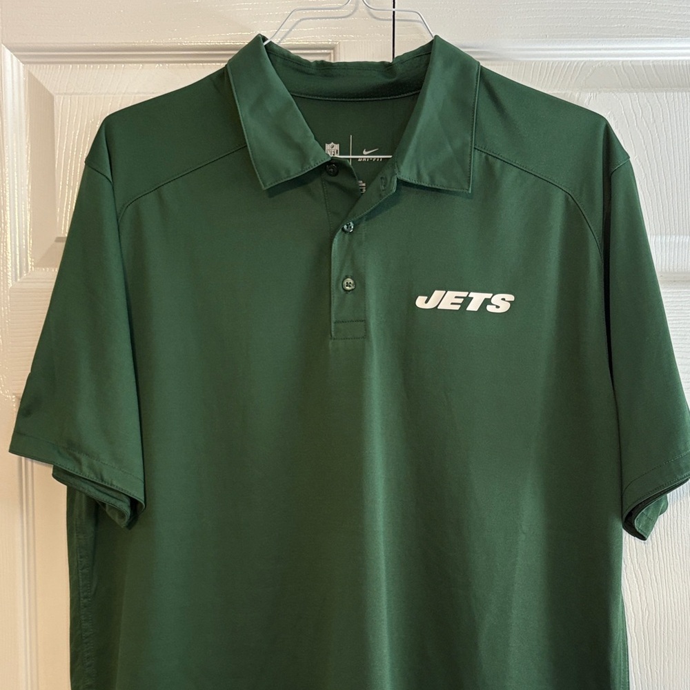 Nike Men's Dark Green Jets Polo Shirt